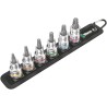 Wera 6-Piece 1/2 in Chrome Vanadium Steel Bit Socket Set with Holding Function 05003997001