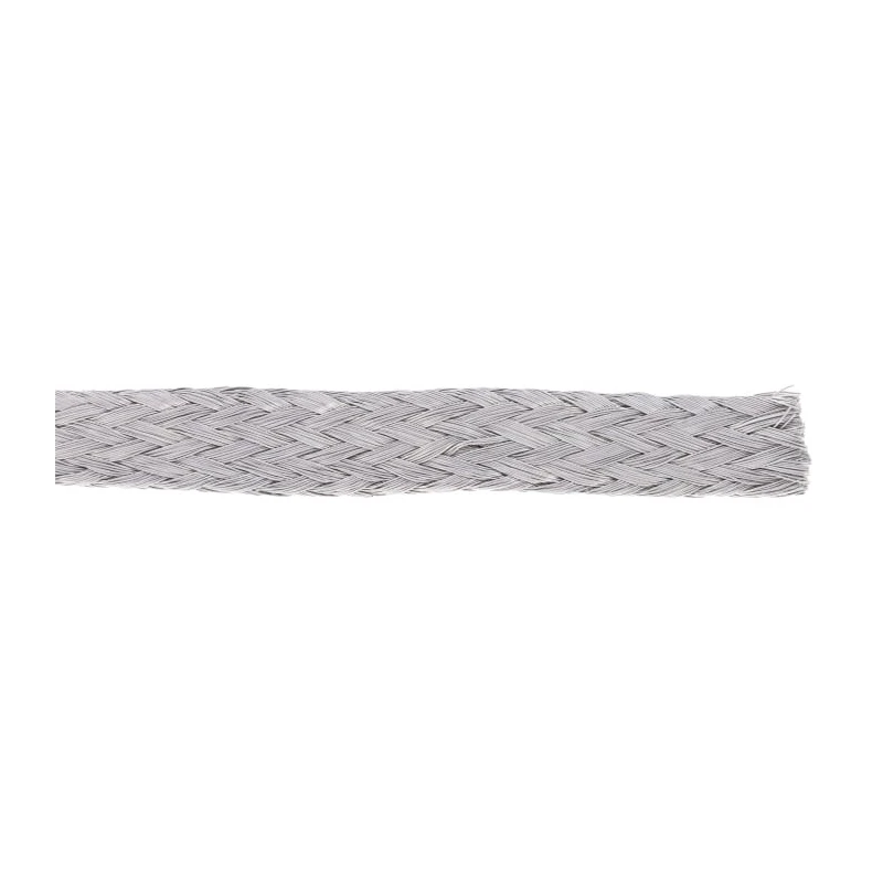 RS PRO Braided Wire, 7.5 mm² CSA 10 x 2 mm Tin Copper Wire Flat 25 m Length BS4109 365-543