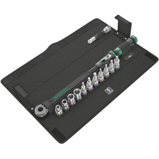 Wera Click Torque Wrench Set 40 to 200 Nm, 1/2 in Drive, Square Drive, 545mm Overall 05075680001