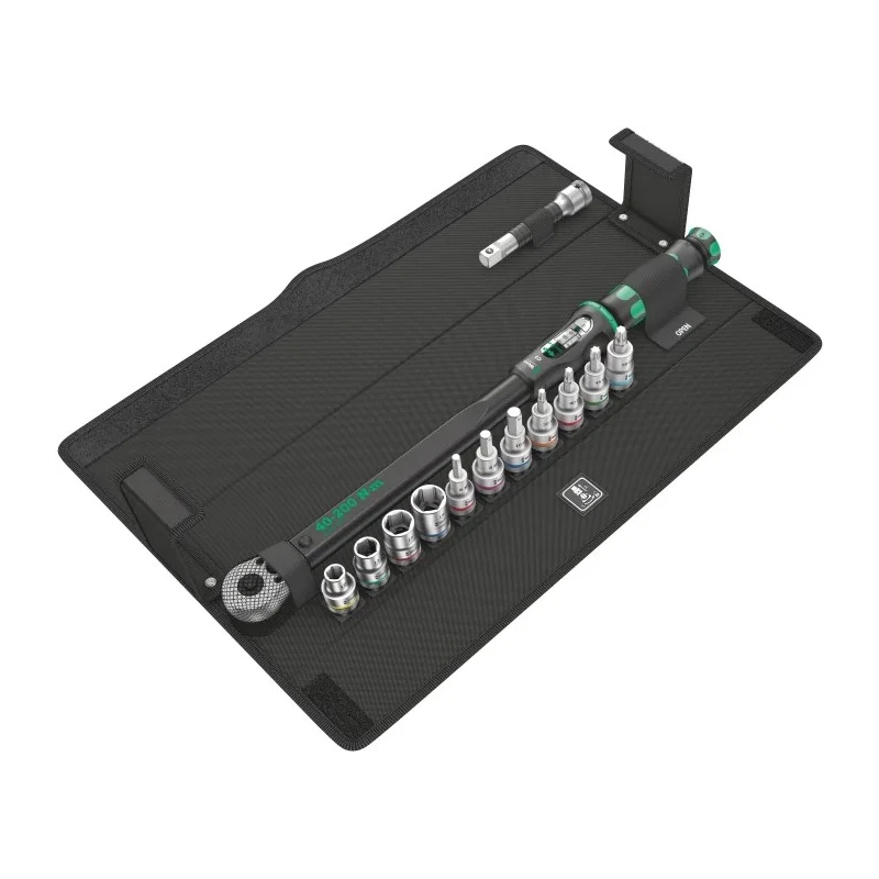 Wera Click Torque Wrench Set 40 to 200 Nm, 1/2 in Drive, Square Drive, 545mm Overall 05075680001