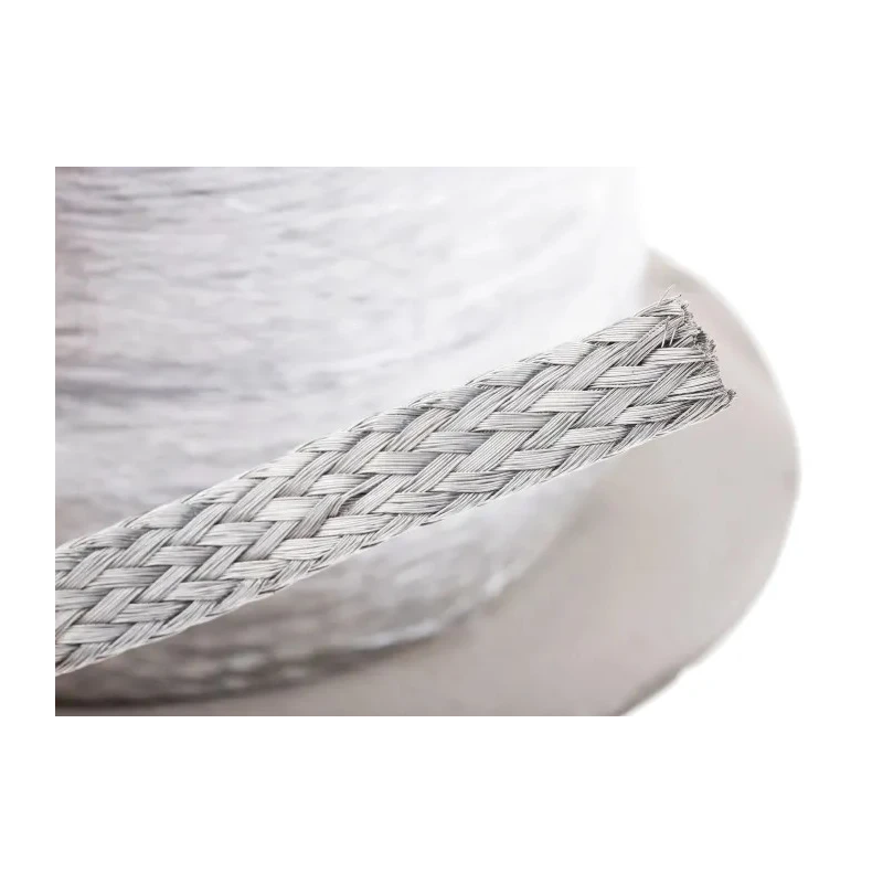 RS PRO Braided Wire, 7.5 mm² CSA 10 x 2 mm Tin Copper Wire Flat 25 m Length BS4109 365-543