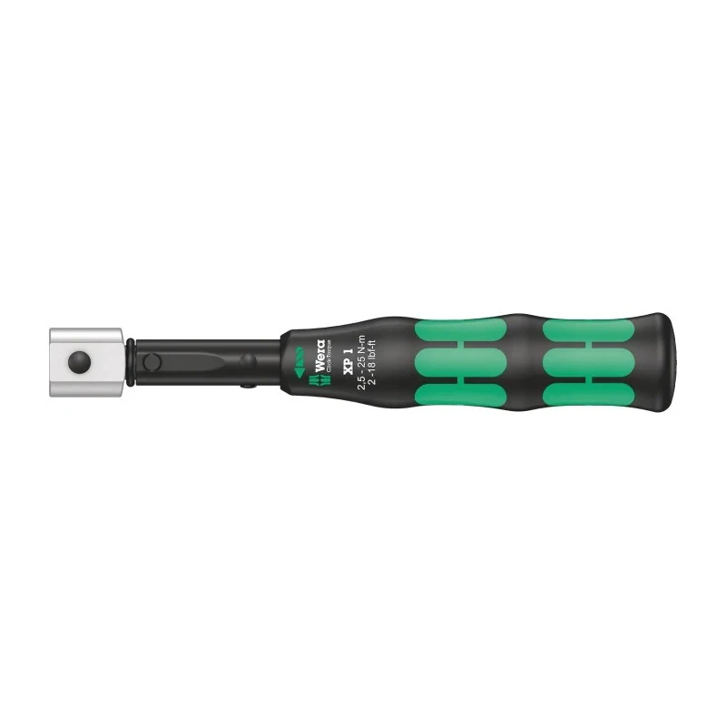 Wera Click-Torque XP 1 Click Torque Wrench 2.5 To 25 Nm 9 x 12 mm Square Drive 217mm Overall 05075670001