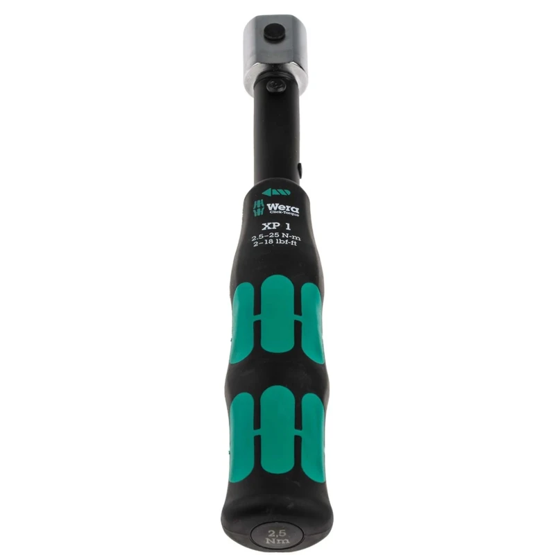 Wera Click-Torque XP 1 Click Torque Wrench 2.5 To 25 Nm 9 x 12 mm Square Drive 217mm Overall 05075670001