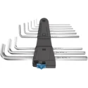 Wera 9 Piece L Metric Hex Key Set Chrome Finish Extra Long Arm Hex Sizes 1.5-10 mm 05022130001