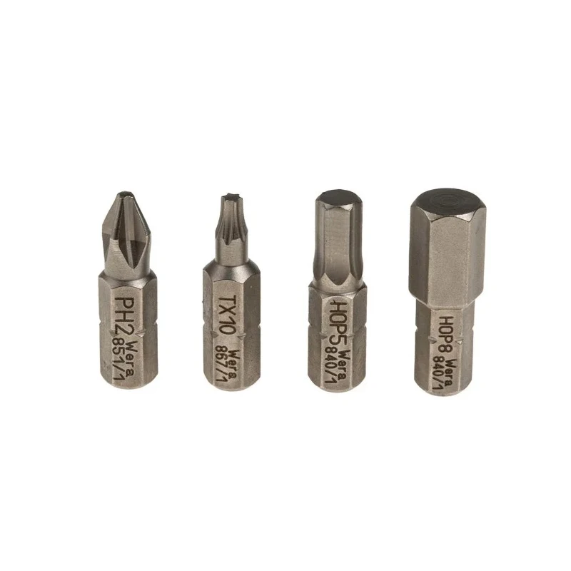 Wera 12 Piece Bicycle Tool Kit with Bit Ratchet Zyklop Mini and 10 Bits in Bag 05004170001