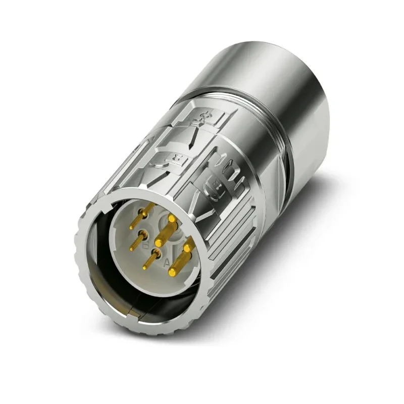 Phoenix Contact Industrial Circular Connector Cable Plug, 8 Contacts, Male, M23 Size, 630V, 30A, Crimp Termination 1628867