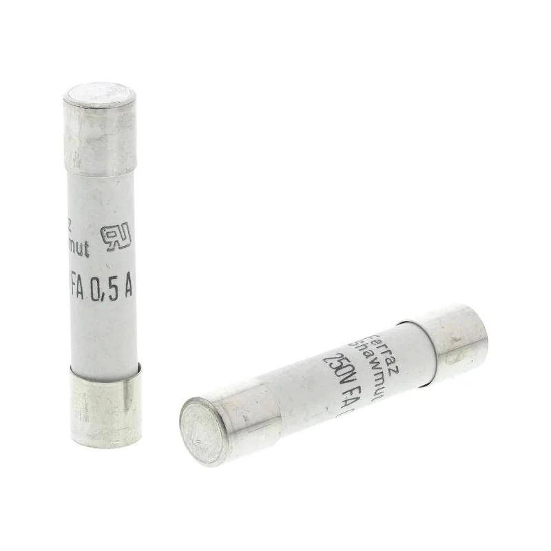 Mersen Ceramic Cartridge Fuse 500mA 250V AC, Super Fast Acting FF 6.3 x 32 mm J084303 / MI6FA25V0.5