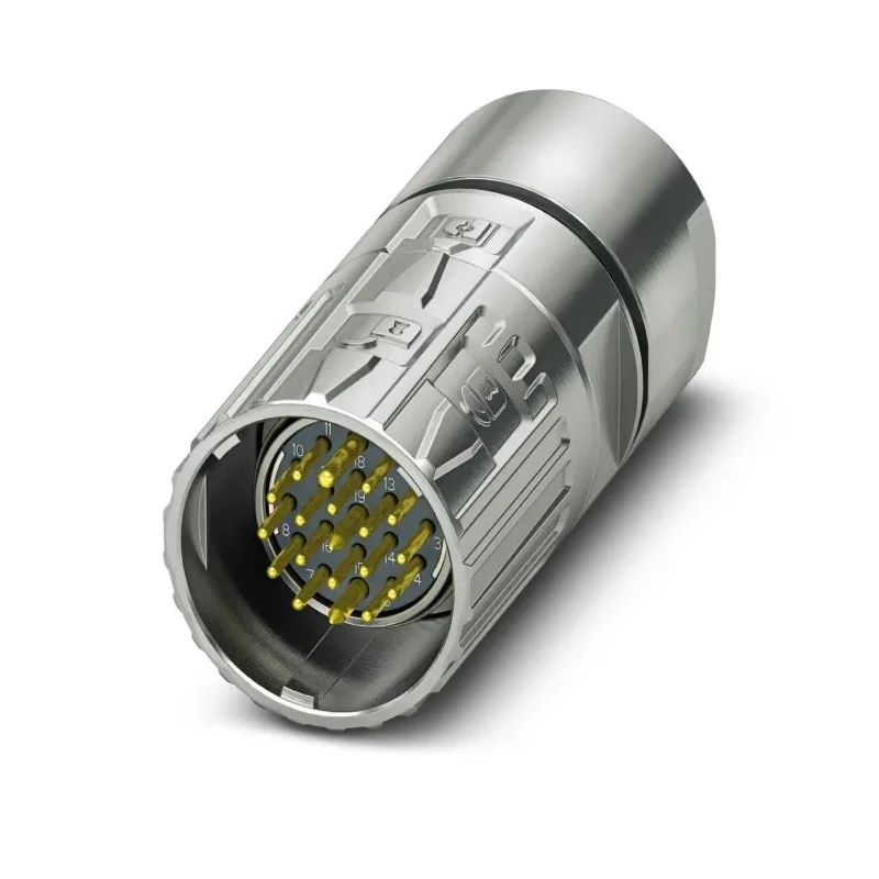 Phoenix Contact Circular Connector, 19 Contacts, Cable Mount, M23 Connector, Plug Male, IP66 IP68, Zinc Housing, 10A 1629144