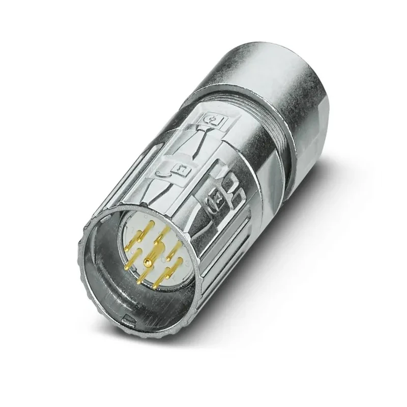 Phoenix Contact Circular Connector 9 Contacts Cable Mount Plug Male Zinc Housing IP66 IP68 300V 20A M23 PRO Series 1629168