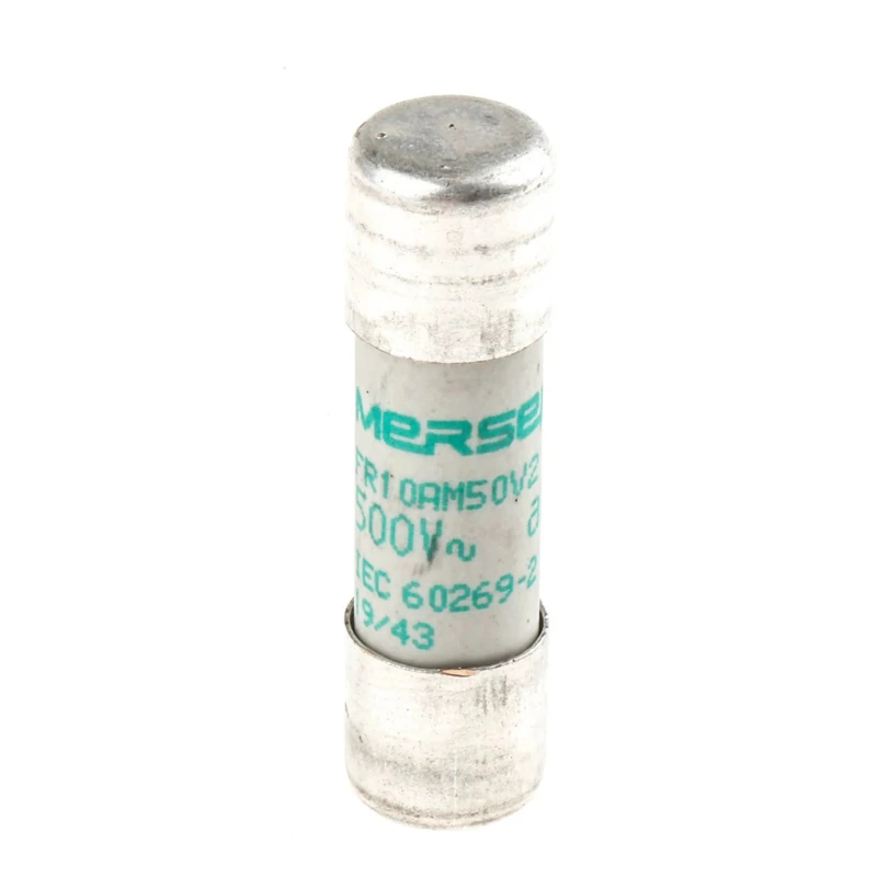 Mersen 2A AM Ceramic Cartridge Fuse 10 x 38 mm 500V ac Super Fast Acting H218714 / FR10AM50V2