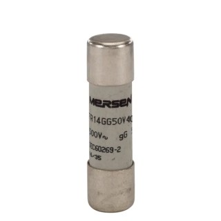 Mersen 40A GG Ceramic Cartridge Fuse, 14 x 51 mm, 500V AC, Super Fast Acting, Ferrule Fuse-links X218198 / FR14GG50V40
