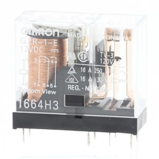 Omron G2R-1-E DC12 PCB Power Relay 12V DC Coil 16A Switching Current SPDT