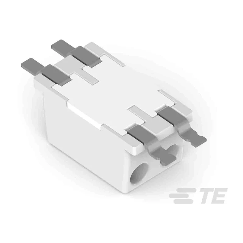 TE Connectivity Poke-in Series Surface Connector Female Solder 2-Pole 6A 32V AC 2834334-2