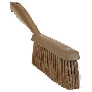 Vikan Brown Hand Brush, 50 mm Bristle Length, 35 mm Width, 330 mm Overall Length 458766