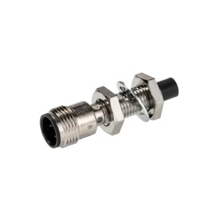 Omron Threaded Barrel Inductive Proximity Sensor M8 x 1 PNP 30V DC 8mm Detection Range Stainless Steel Housing E2E-X8MB1T8-M1