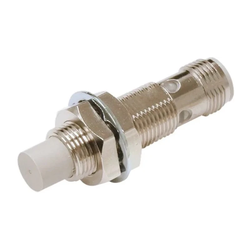 Omron Threaded Barrel Inductive Proximity Sensor M12 x 1 NPN, 30 V DC, 16 mm Sensing Distance E2E-X16MC112-M1
