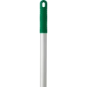Vikan Green Anodised Aluminium Polypropylene Mop Handle 1.46 m Euro Threaded 25mm Diameter 29592