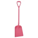 Vikan Shovel D Grip with Polypropylene Handle and Blade, Pink, 271 mm Width, 327 mm Length, 1040 mm Handle Length 56251