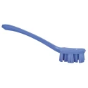 Vikan Purple Scrubbing Brush with 37 mm Polyester Bristle Length, 70 mm Width, 395 mm Length, Model 41968