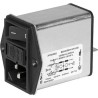 Schurter 250V AC 10A Screw IEC Connector 2 Pole Quick Connect 3-105-326