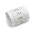TE Connectivity White White Print Cable Labels, 80 mm Width, 200 Per Pack Qty, 50 mm CC0110-000