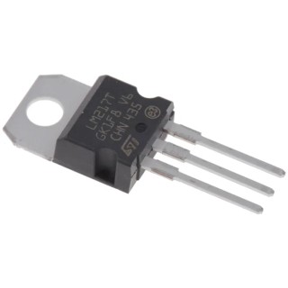 STMicroelectronics 5-Channel Linear Voltage Regulator, 1.5 A Output Current, 37V Adjustable, TO-220 3-Pin LM217T