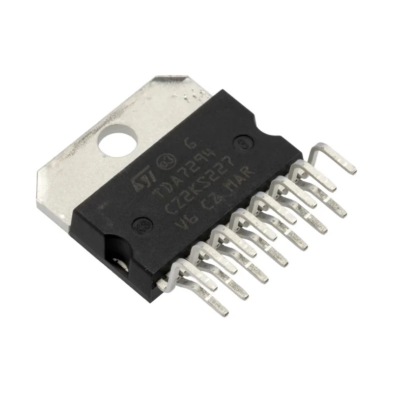 STMicroelectronics Audio Power Amplifier, Class A-B, 100W Output, 15-Pin Multiwatt Through Hole Mount TDA7294V