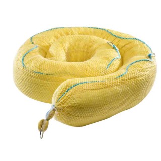 RS Pro Chemical Absorbent Boom for Chemical Use, 79L Capacity, Yellow, 20cm x 3m 189-0049