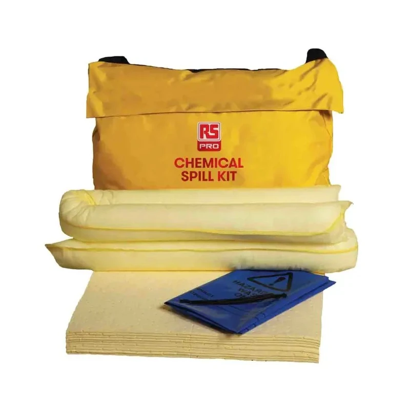 RS PRO 45 L Chemical Spill Kit, Medium Capacity Absorbent Kit with Pillows, Socks and Pads 189-0058