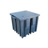 RS PRO Polyethylene Spill Pallet for Industrial Storage 1.34m Length 1.23m Width 1,150 Litre Sump Capacity 189-0057