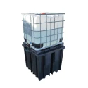 RS PRO Polyethylene Spill Pallet for Industrial Storage 1.34m Length 1.23m Width 1,150 Litre Sump Capacity 189-0057
