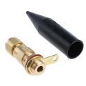 Peppers Black Brass Cable Gland, M20 Thread, 8.4 mm Minimum Cable Diameter, 13.5 mm Maximum Cable Diameter E1WFK2/16/M20
