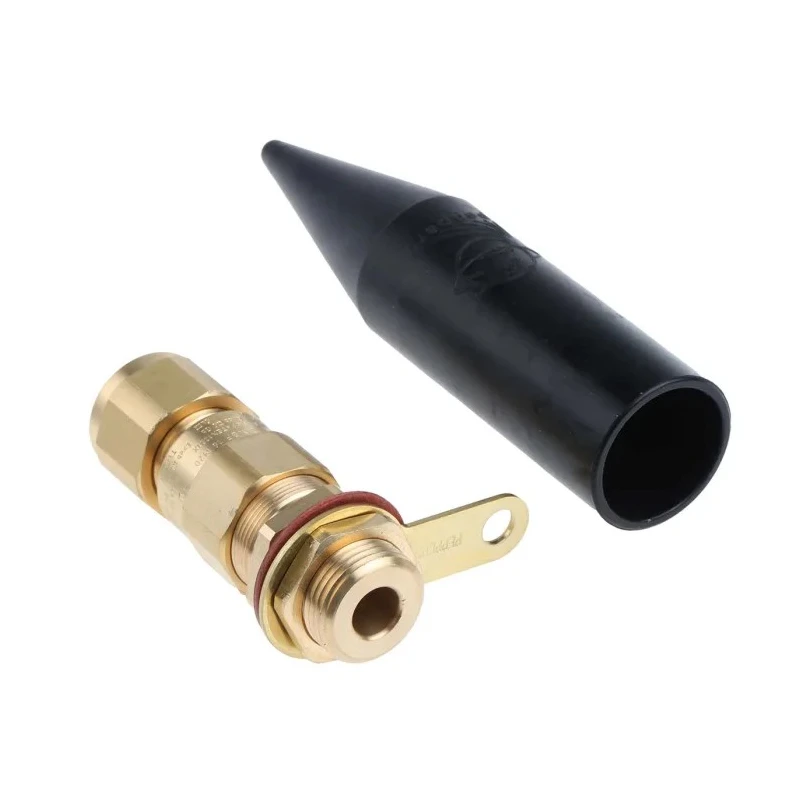 Peppers Black Brass Cable Gland, M20 Thread, 8.4 mm Minimum Cable Diameter, 13.5 mm Maximum Cable Diameter E1WFK2/16/M20