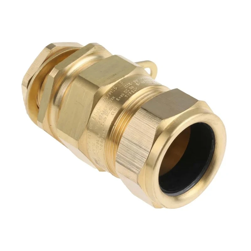 Peppers Black Brass Cable Gland M25 Thread 20.3 mm Min. 27.4 mm Max. IP66 E1WFK2/25/M25
