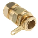 Peppers Black Brass Cable Gland M25 Thread 20.3 mm Min. 27.4 mm Max. IP66 E1WFK2/25/M25