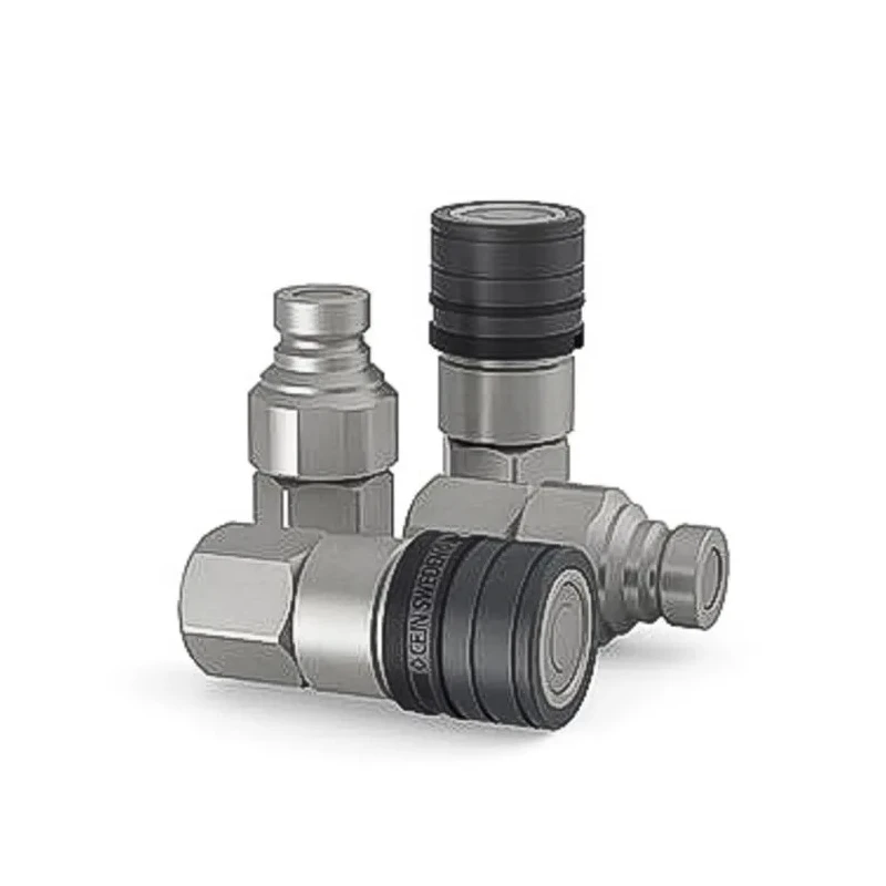 CEJN Steel Hydraulic Quick Connect Coupling Male G 1/4 in 500 bar Zinc Plated Series 265 C102656202