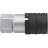 CEJN Steel Hydraulic Quick Connect Coupling Female G 1/2 in, 400 bar C103651205