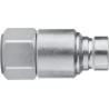 CEJN Steel Hydraulic Quick Connect Coupling Male G 1/2 in 400 bar Zinc Plated Screw Lock C105656205
