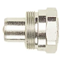 CEJN Steel Hydraulic Quick Connect Coupling Female NPT 1/4 in, Zinc Plated, 700 bar C102326402