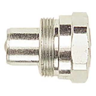 CEJN Steel Hydraulic Quick Connect Coupling Female NPT 1/4 in, Zinc Plated, 700 bar C102326402