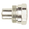 CEJN Steel Hydraulic Quick Connect Coupling Female NPT 1/4 in, Zinc Plated, 700 bar C102326402