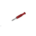 Hirschmann Test & Measurement Red Male Banana Connector 2 mm, 30 V AC, 60 V DC, 6 A 938420101