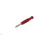 Hirschmann Test & Measurement Red Male Banana Connector 2 mm, 30 V AC, 60 V DC, 6 A 938420101