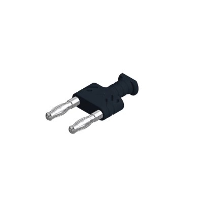 Hirschmann Test & Measurement Black Male Banana Coupler 4 mm Connector 30 V AC 60 V DC 32A 972265100
