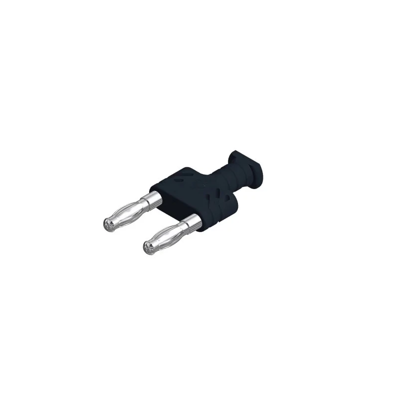 Hirschmann Test & Measurement Black Male Banana Coupler 4 mm Connector 30 V AC 60 V DC 32A 972265100