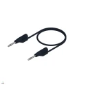 Hirschmann Test & Measurement Connector Test Lead 6A 30 V AC 60 V DC Black 250mm Lead Length 938115100