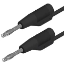 Hirschmann Test & Measurement Connector Test Lead 6A 30 V AC 60 V DC Black 250mm Lead Length 938115100