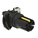 Amphenol Industrial Circular Connector Panel Mount Socket Female 5 Contacts M12 Connector IP67 IP68 63V M12L-05PFDP-EE0001