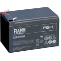Fiamm 12 V Faston 6.3 Sealed Lead Acid Battery 12 Ah VRLA AGM Construction 98 mm x 100 mm 12FGH50