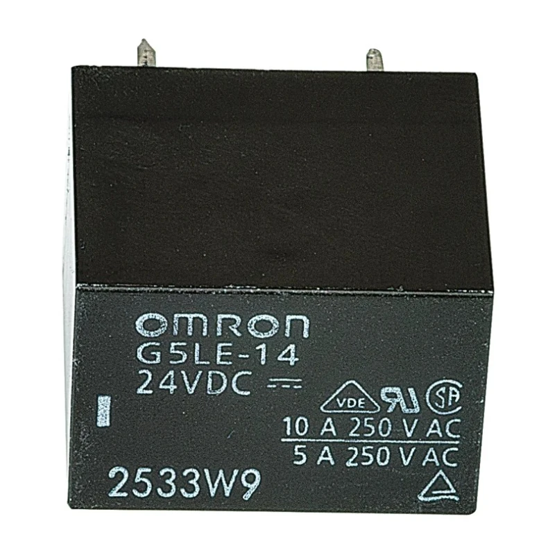 Omron PCB Power Relay 24V DC Coil 10A Switching Current 1 NO G5LE-14 DC24